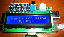 Raspberry Pi with LCD