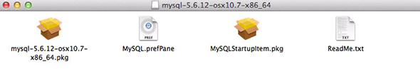 mysql install osx mavericks