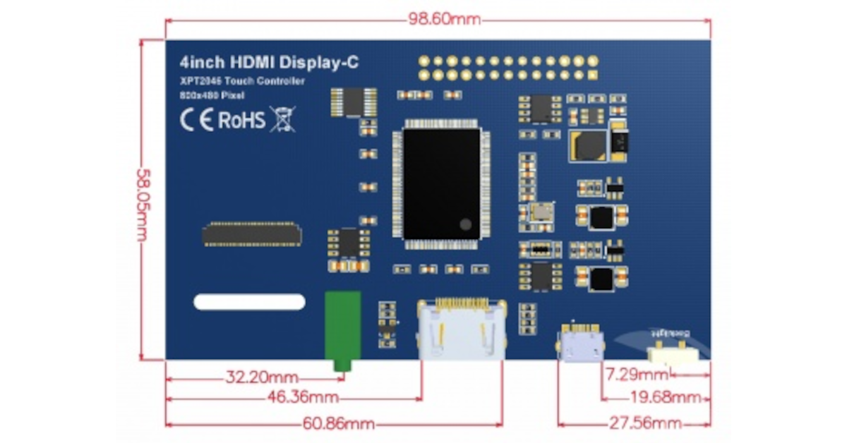 Raspberry Pi 4inch HDMI Display Setup